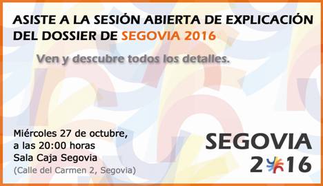 ¡Todos somos Segovia 2016!