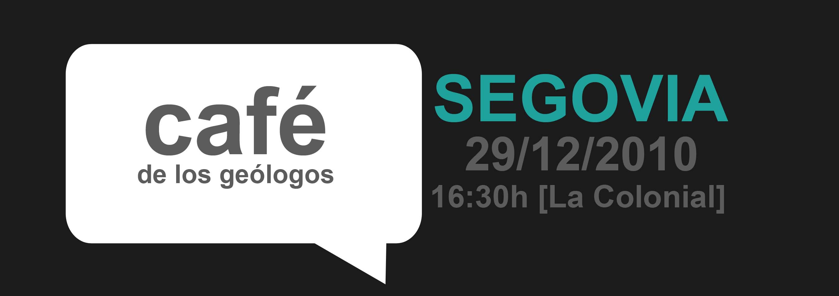 Café de los geólogos 2010