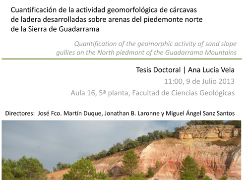 Una nueva segoviana doctora en Geología