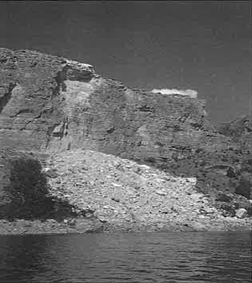 Desprendimientos en las hoces del Duratón