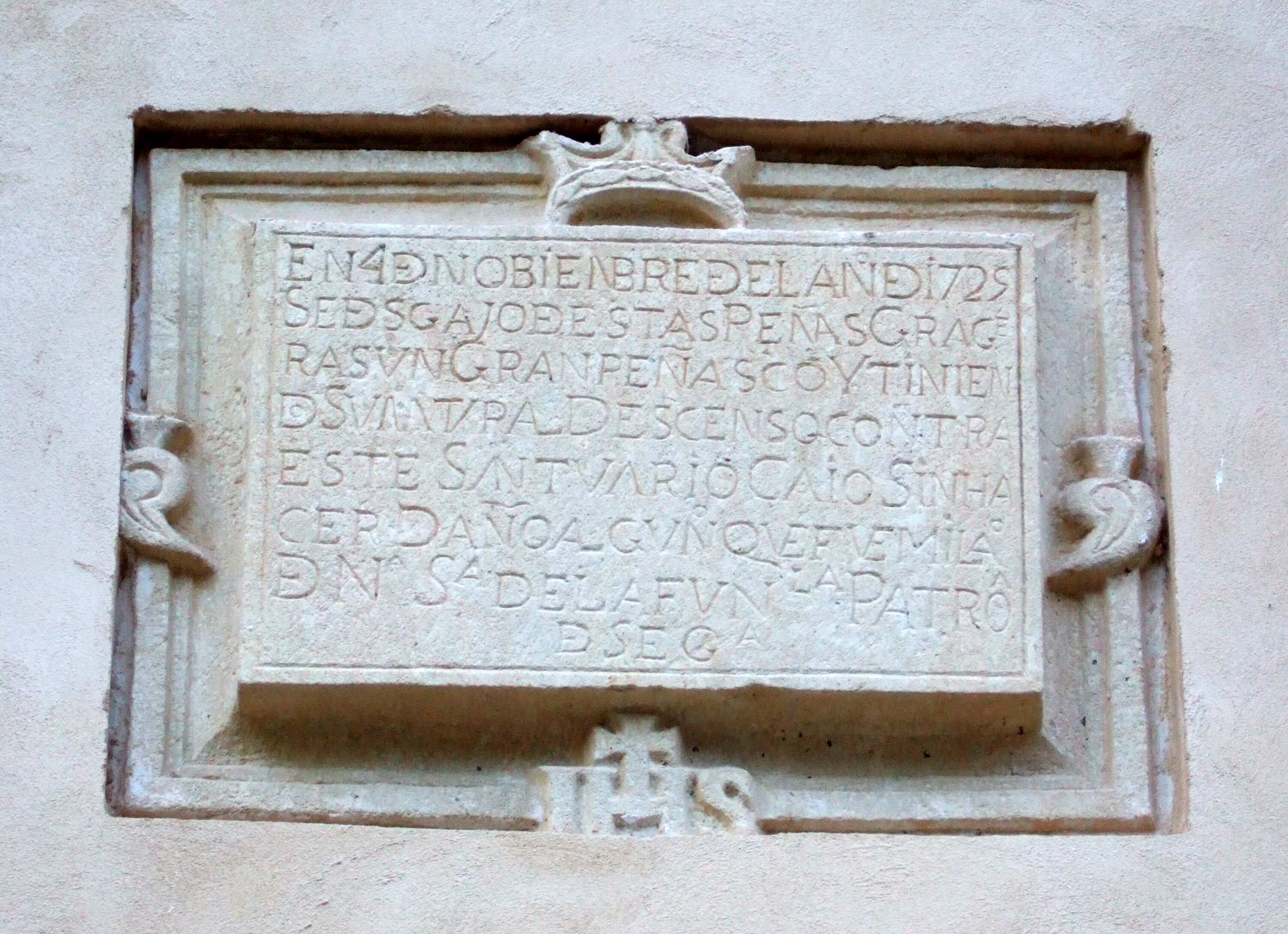 Desprendimiento del 14 de noviembre de 1725 en la Fuencisla