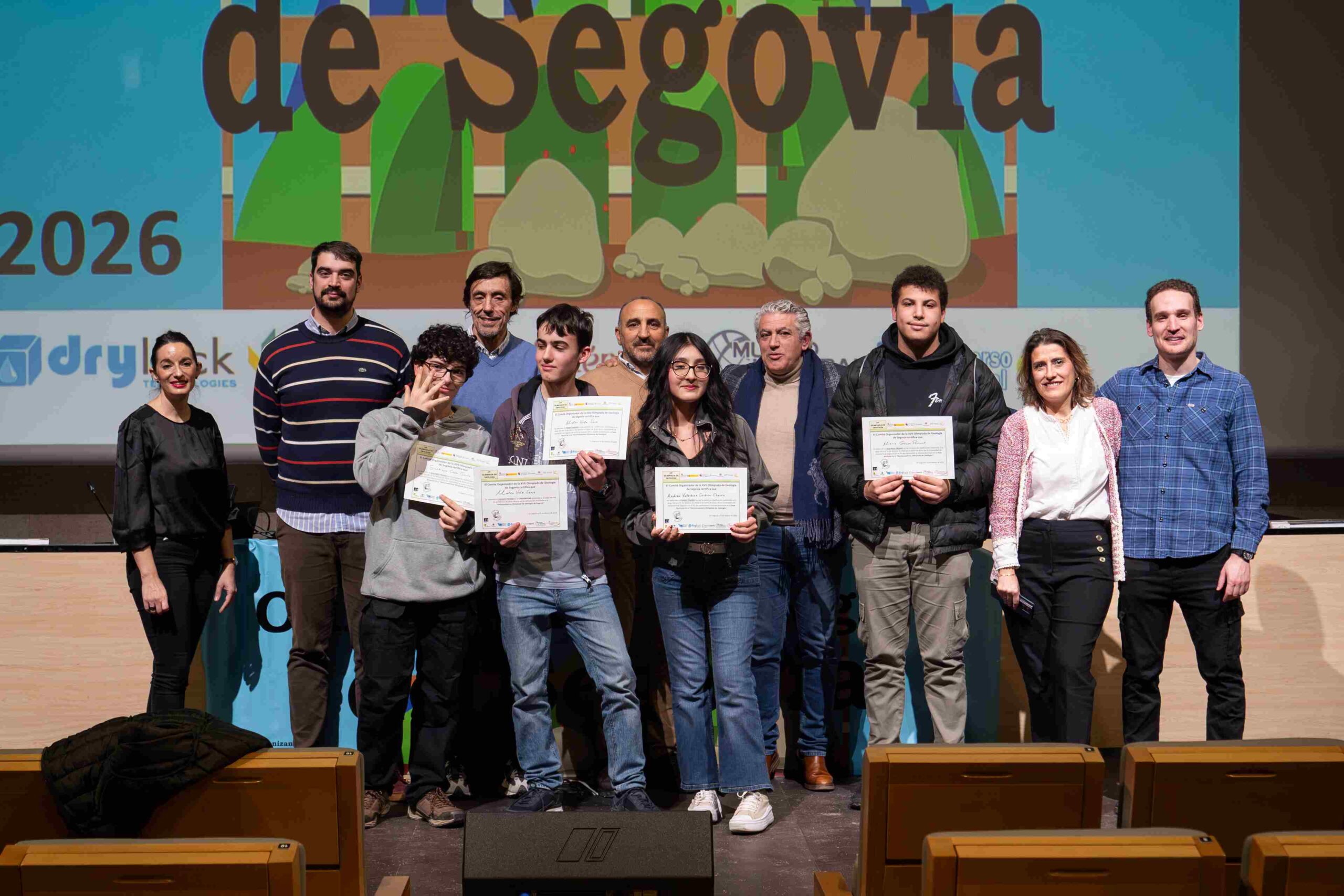 Nuevo triunfo de la Geología en la 17ª edición de la olimpiada geológica en Segovia