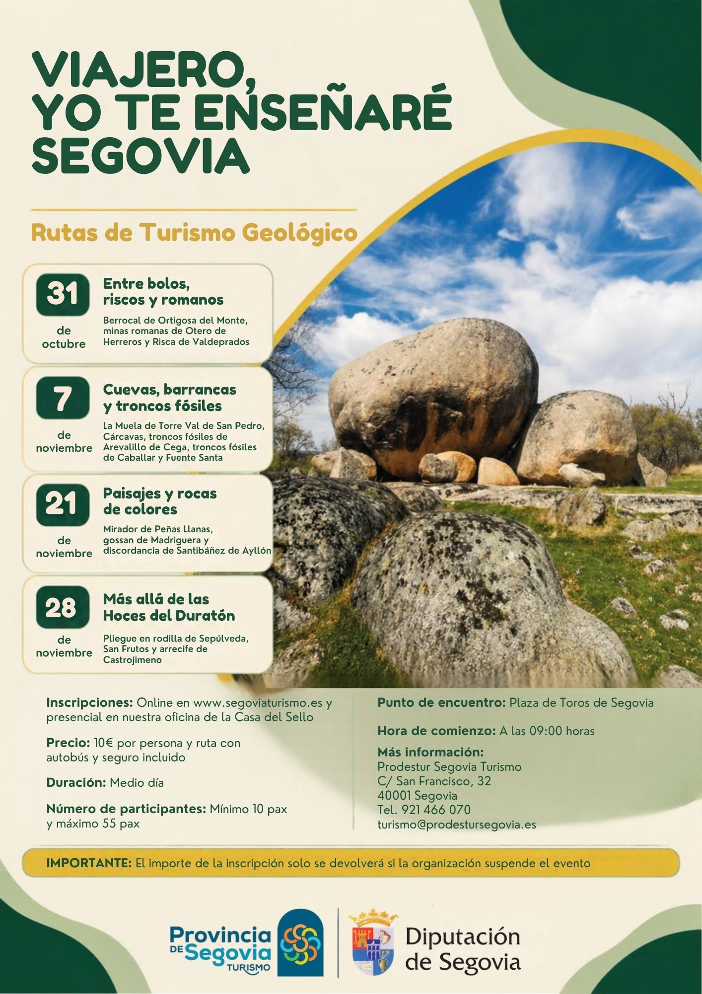 Geo-rutas en ‘Viajero, yo te enseñaré Segovia’ 2026